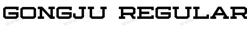 gongju Regular字体转换